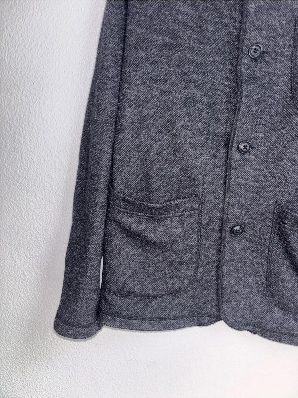 Taylor Stitch The Evans Blazer Charcoal Birdseye Wool Blend Men's Size 42